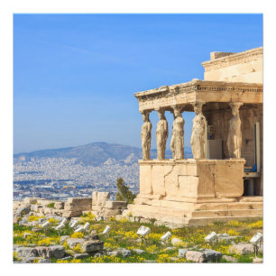Acropolis Hill Athens Greece Photo Print Wall Art