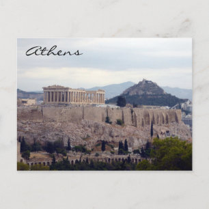 acropolis hill postcard