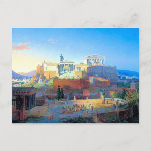 Acropolis in Greece Postcard