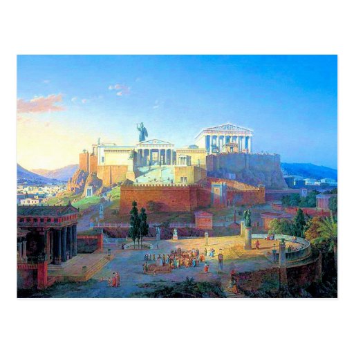 Image of Acropolis in Greece Postcard