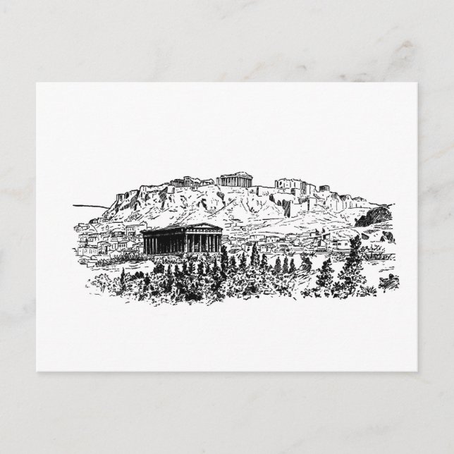 Acropolis of Athens Postcard (Front)