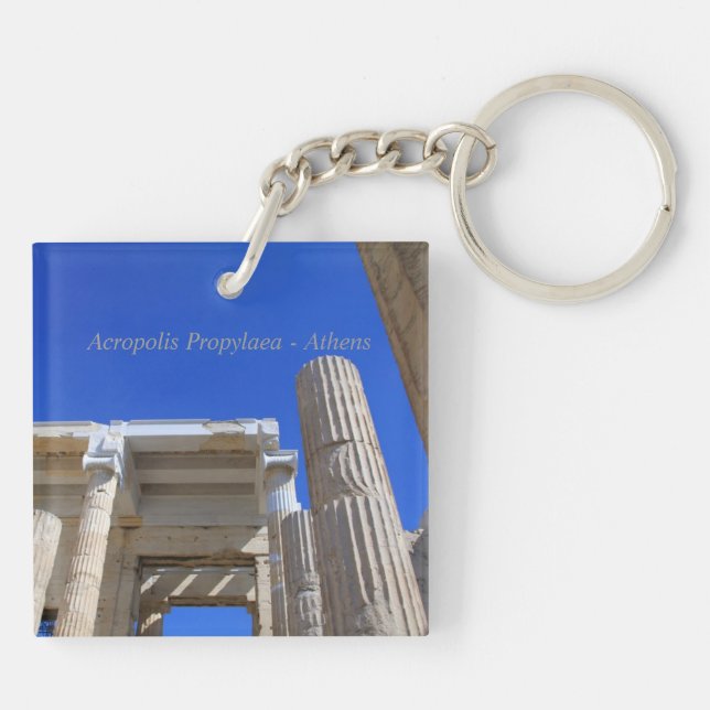 Acropolis Propylaea - Athens Key Ring (Back)