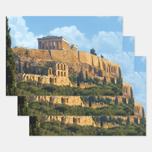 Acropolis Wrapping Paper Sheet (Set)