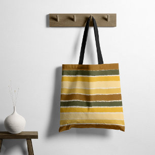 Across The Lines Warm Earthy Tote Bag