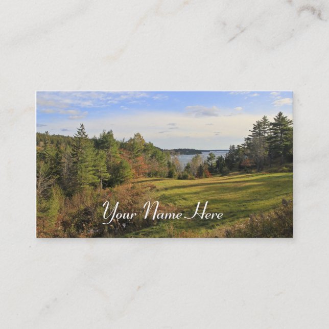 Across the Meadow Business Card (Front)