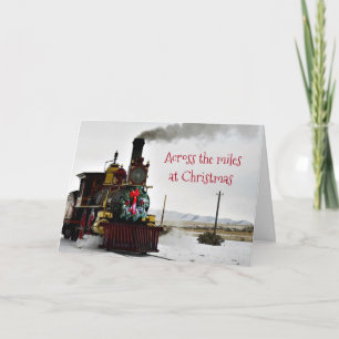 Across the Miles at Christmas Greeting Card