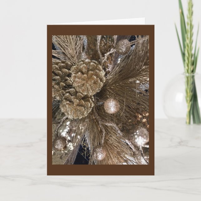 **ACROSS THE MILES** AT CHRISTMAS HOLIDAY CARD (Front)