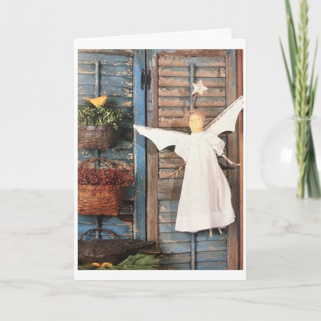 **ACROSS THE MILES** AT CHRISTMAS HOLIDAY CARD (Front)