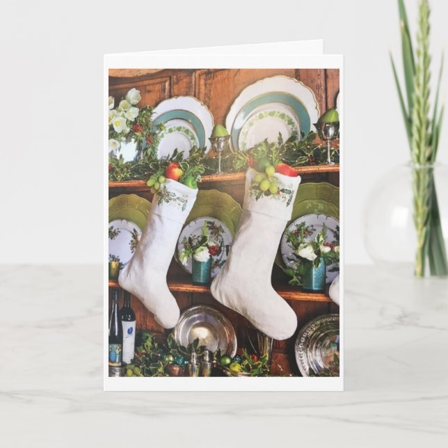 **ACROSS THE MILES** AT CHRISTMAS HOLIDAY CARD (Front)