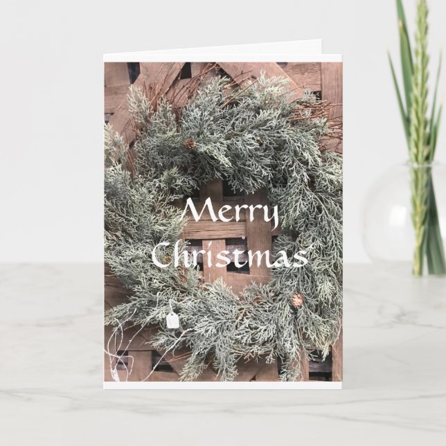 **ACROSS THE MILES** AT CHRISTMAS HOLIDAY CARD (Front)