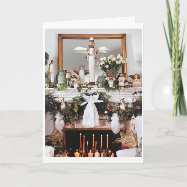 **ACROSS THE MILES** AT CHRISTMAS HOLIDAY CARD (Front)