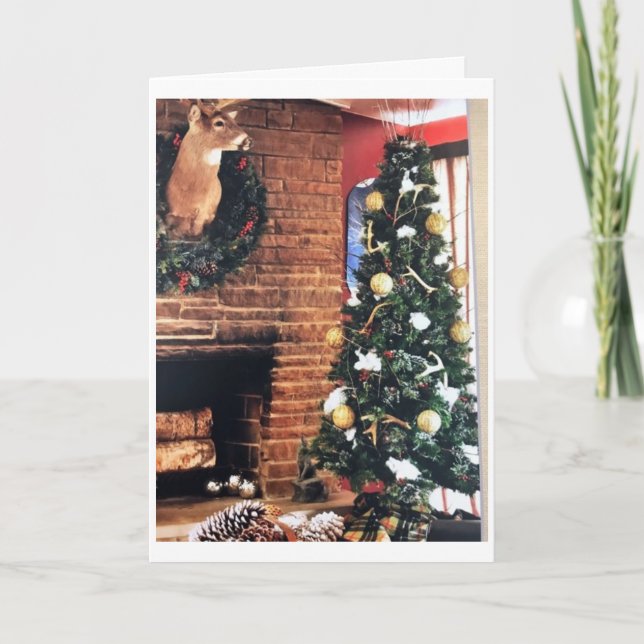 **ACROSS THE MILES** AT CHRISTMAS HOLIDAY CARD (Front)