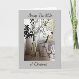 **ACROSS THE MILES** AT CHRISTMAS HOLIDAY CARD