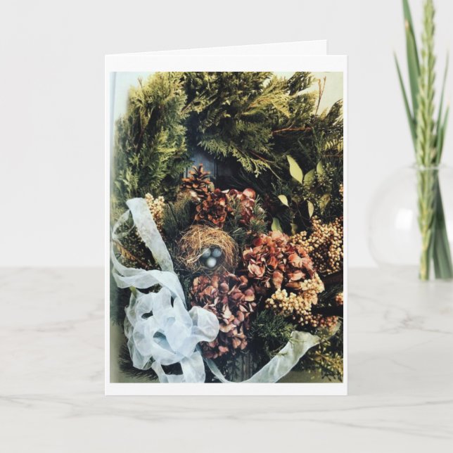 **ACROSS THE MILES** AT CHRISTMAS HOLIDAY CARD (Front)