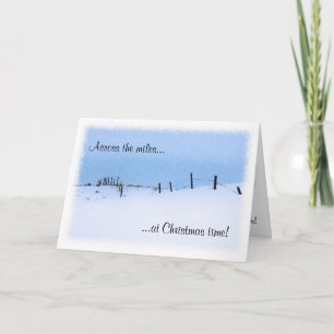 Across the miles Christmas Greeting Card