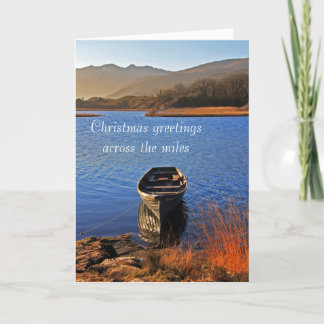 Across the Miles Christmas Greetings Holiday Card