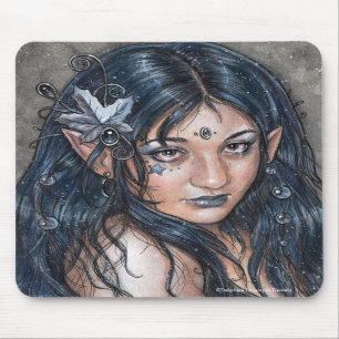 Across The Night I Saw Your Face Fairy Mousepad