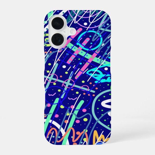 Across the Night Sky  iPhone 16 Case (Back)