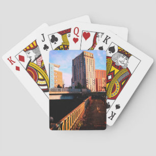 Across the old bridge , to nowhere playing cards