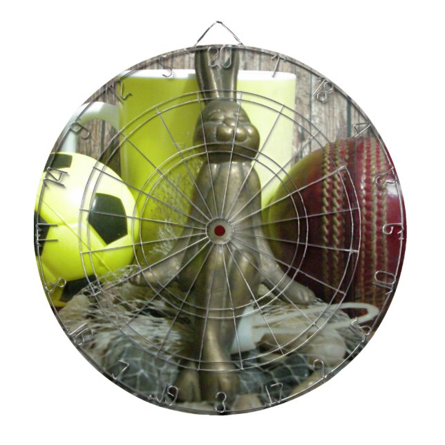 Across the Pitch & Crease: Football Cricket Blend Dartboard (Front)