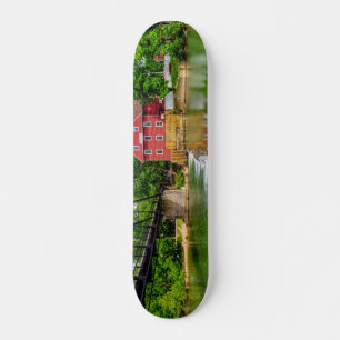 Across War Eagle Creek Waterfall Skateboard