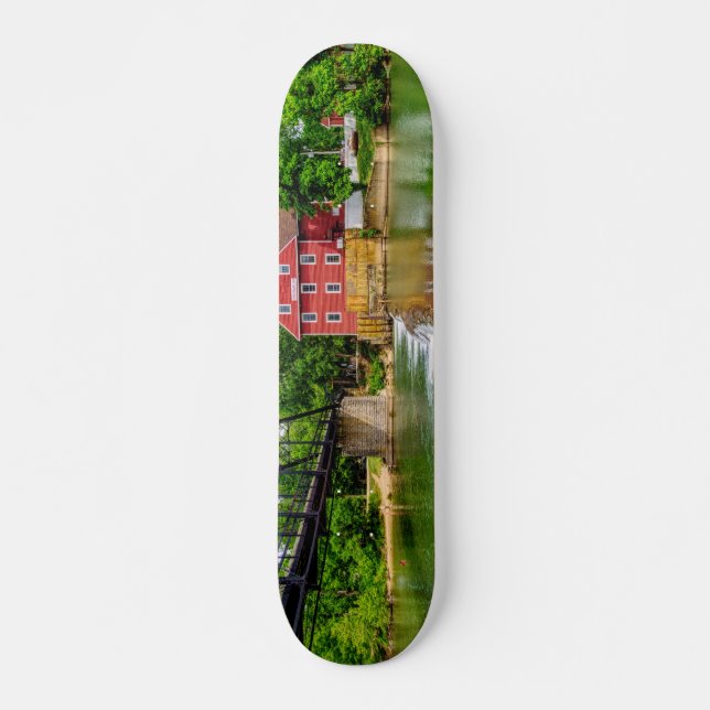 Across War Eagle Creek Waterfall Skateboard (Front)