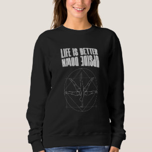 Acroyoga Figures Partner Yoga Calisthenics Yogi Ha Sweatshirt