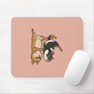 Acroyoga Shiba Inu Cute Shiba Inu Yoga Lovers Mouse Mat