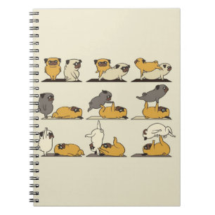 Acroyoga with The Pug Pose Yoga Notebook