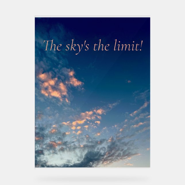 Acrylic Artwork Acrylic Sign (Front)