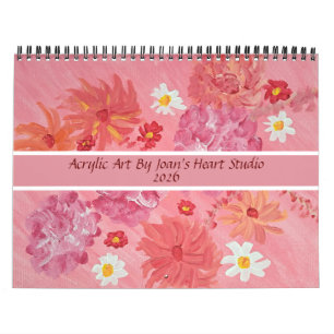 Acrylic Artwork Wall Calendar