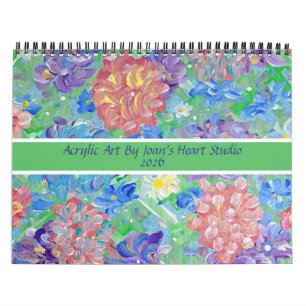 Acrylic Artwork Wall Calendar