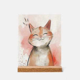 Acrylic Cat Sign