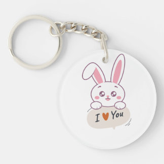 Acrylic Chain Key Ring