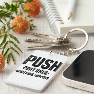 acrylic customised key chain motivational