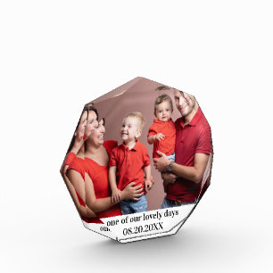 Acrylic Glass Photo Frame Block, Custom Acrylic Block