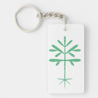 Acrylic Green Sapling Keychain