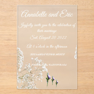 Acrylic Invitation