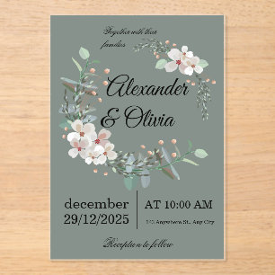 ACRYLIC INVITATIONS