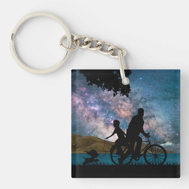 Acrylic Key Key Ring (Front)