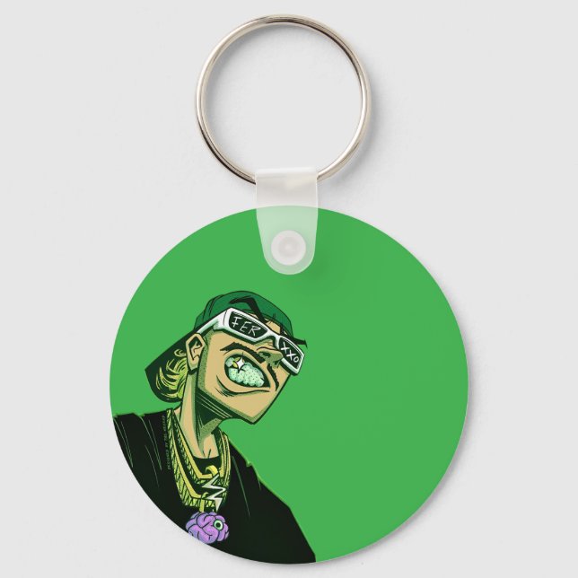 Acrylic Key Key Ring (Front)