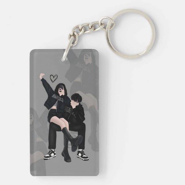 Acrylic Keychain  (Back)
