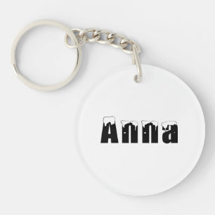 Acrylic Keychain - Anna for Chirstmas