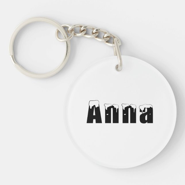 Acrylic Keychain - Anna for Chirstmas (Front)