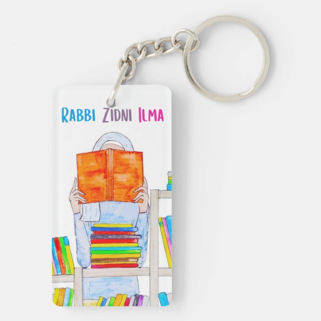 Acrylic Keychain by Rand - Rabbi Ziddni Ilma (Back)