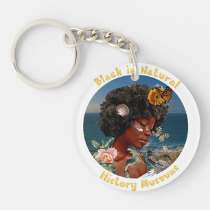 Acrylic Keychain, Circle (double-sided) Key Ring