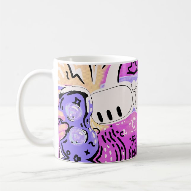 Acrylic Keychain Coffee Mug (Left)