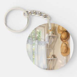 Acrylic Keychain Curtain in the Wind