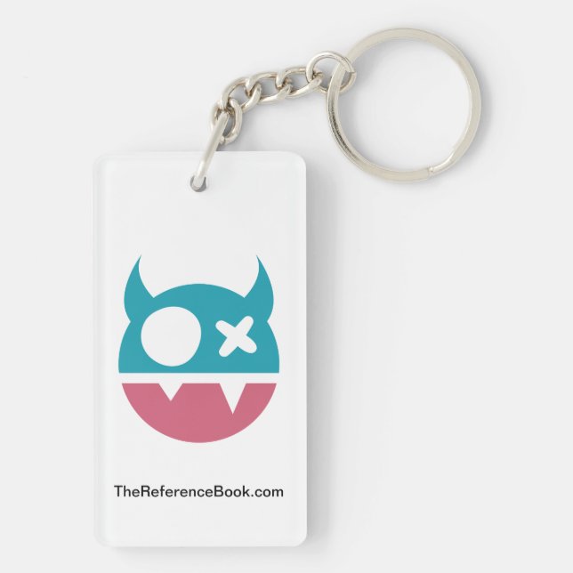 Acrylic Keychain, Double sided Logo  Key Ring (Back)