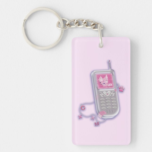 Acrylic Keychain | DreamMode Cellphone | CODE:MiAO (Front)
